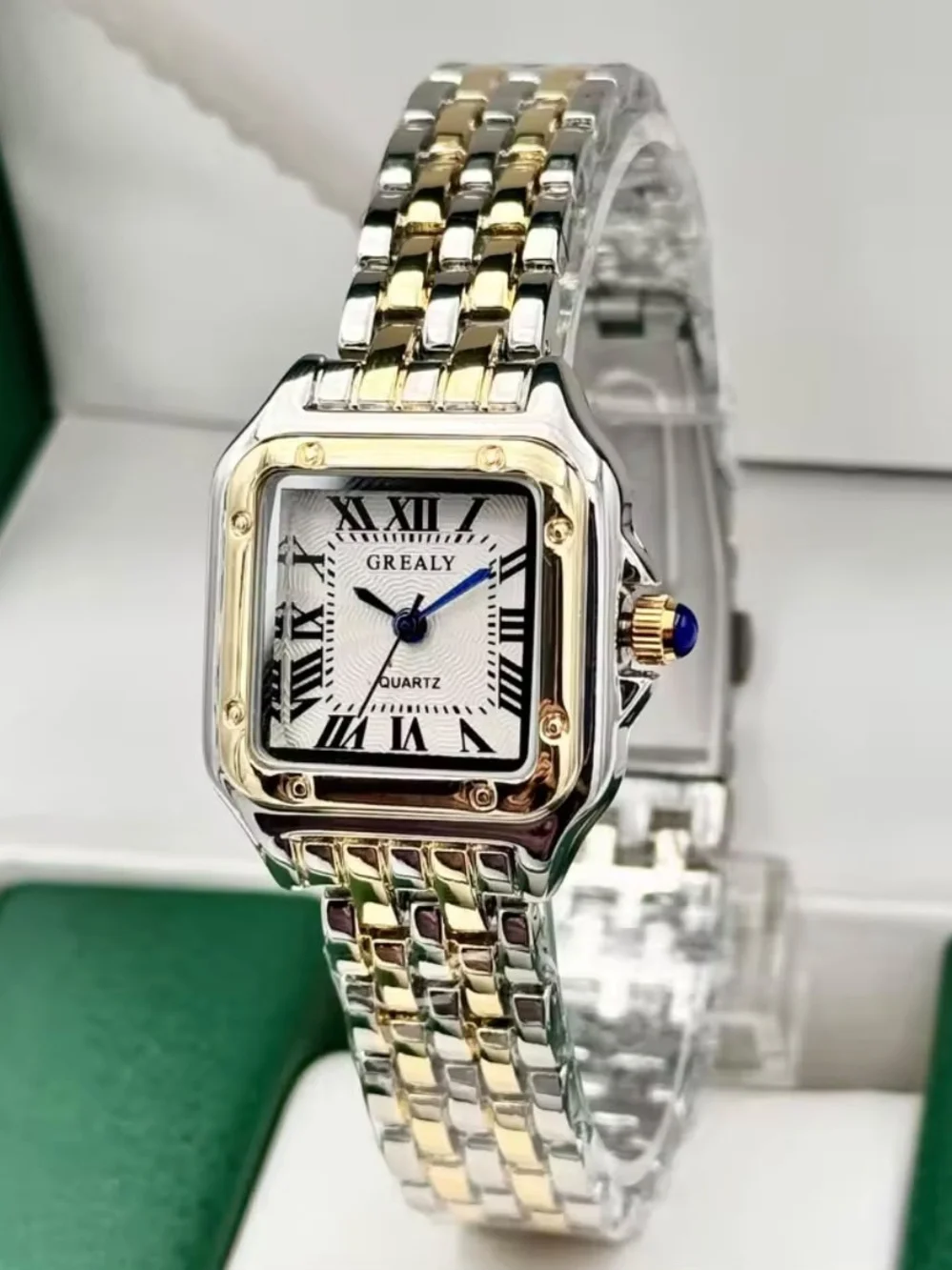 Women's Two-Tone Stainless Steel Bracelet Watch - Silver & Gold